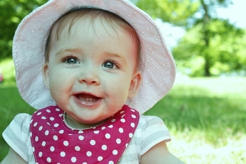 baby gorgeous smile