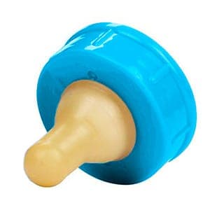 silicone nipple and lid from plastic any bottle