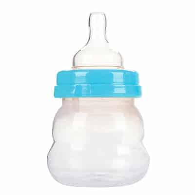wide neck baby bottle in plastic