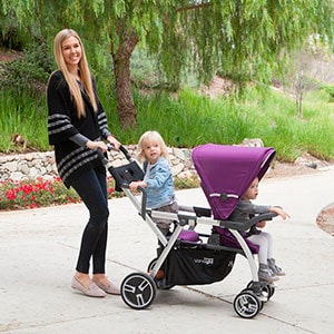 stand behind stroller