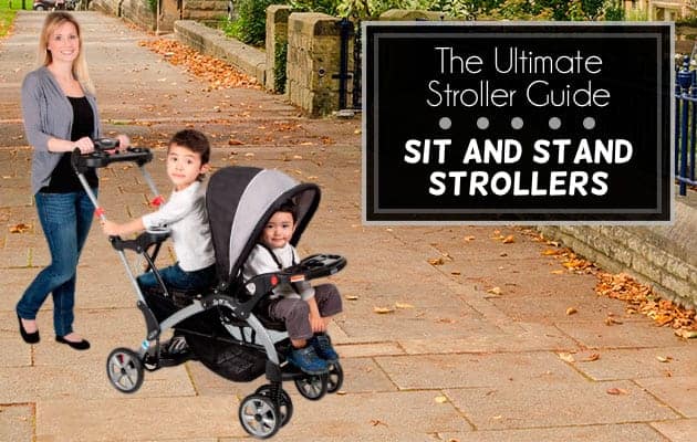 sit and stand stroller for 3