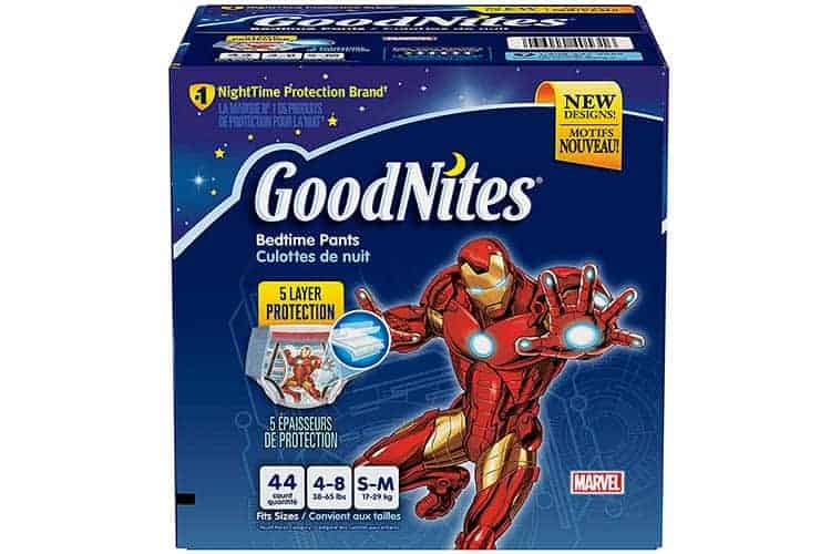 night time pampers