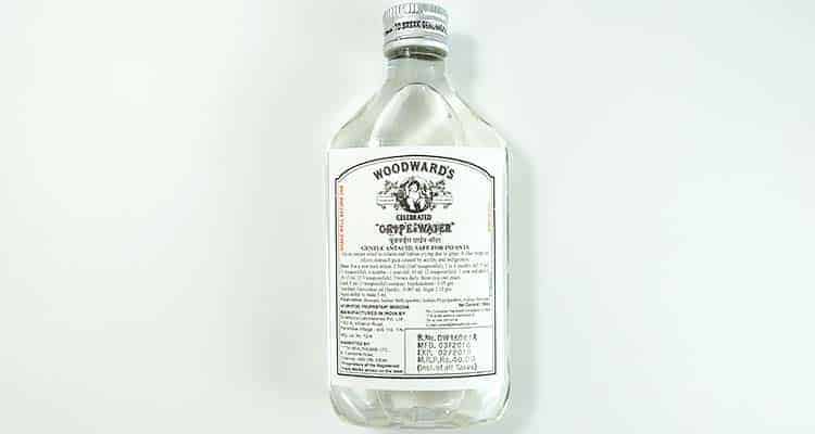 Woodwards gripe water bottle