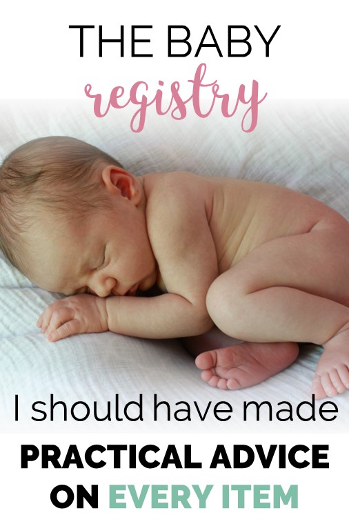 baby registry checklist new pin image