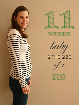 11 weeks pregnant bump
