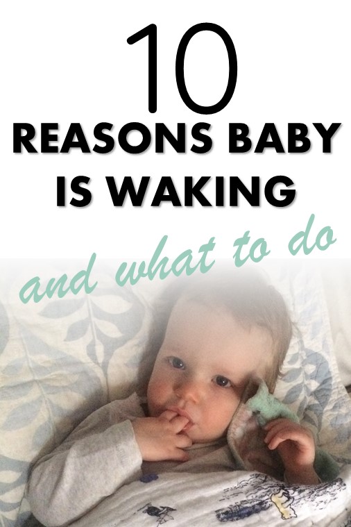 why is baby waking up at night pin image