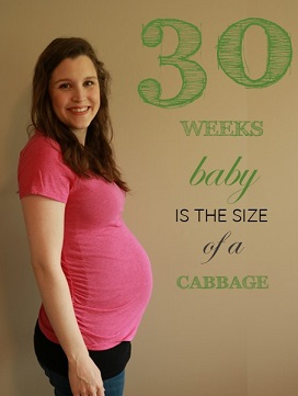 30 weeks pregnant baby bump feature image