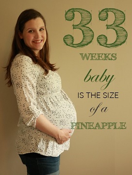 33 weeks pregnant baby bump update feature image