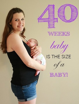 40 weeks pregnant birth story feature