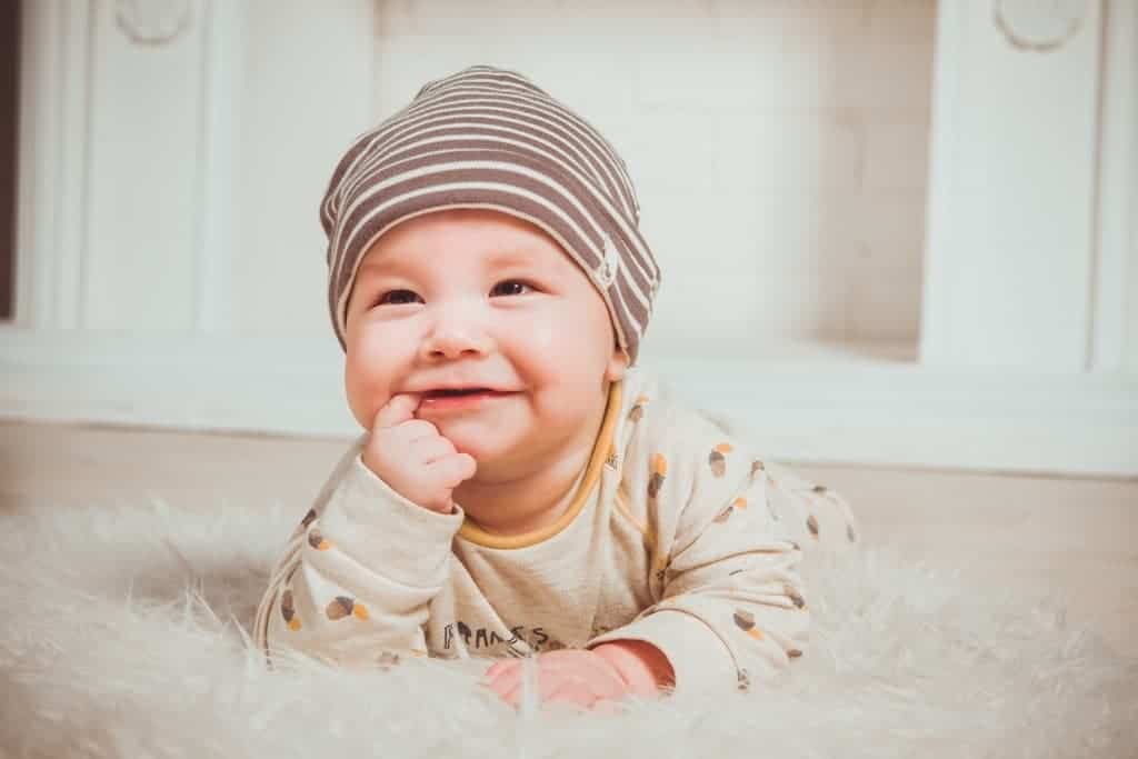 Cute Baby Smiling