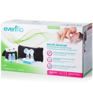 evenflo breast pump on a white background