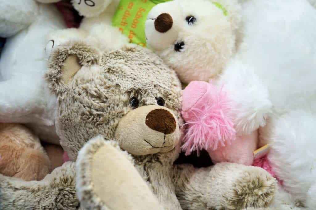 Adorable stuffed toy bears
