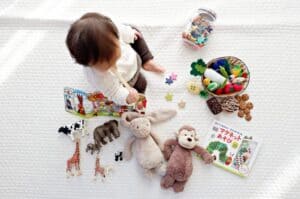Baby Palying with Toys