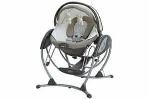 Graco Soothing System Gliding Baby Swing, Abbington